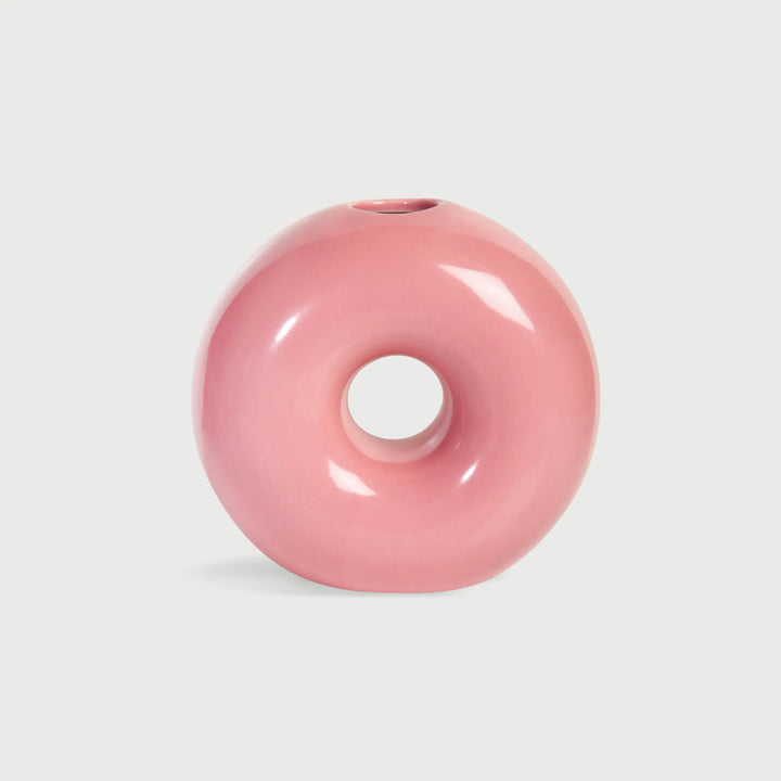 Vase Torus rosa