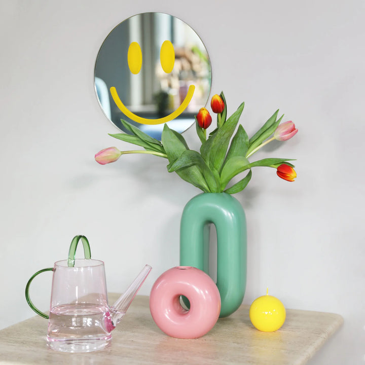 Vase Torus rosa