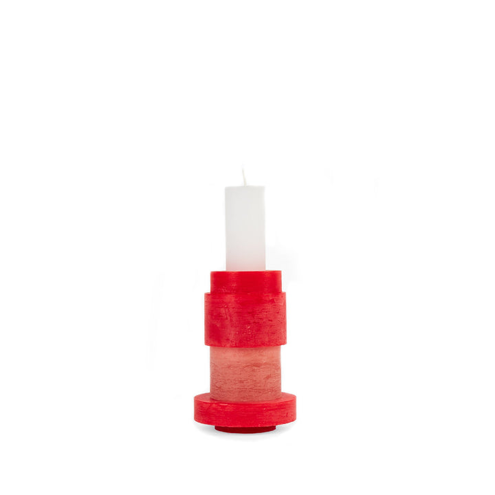 CANDLE STACK 03 - Rot und Rosa