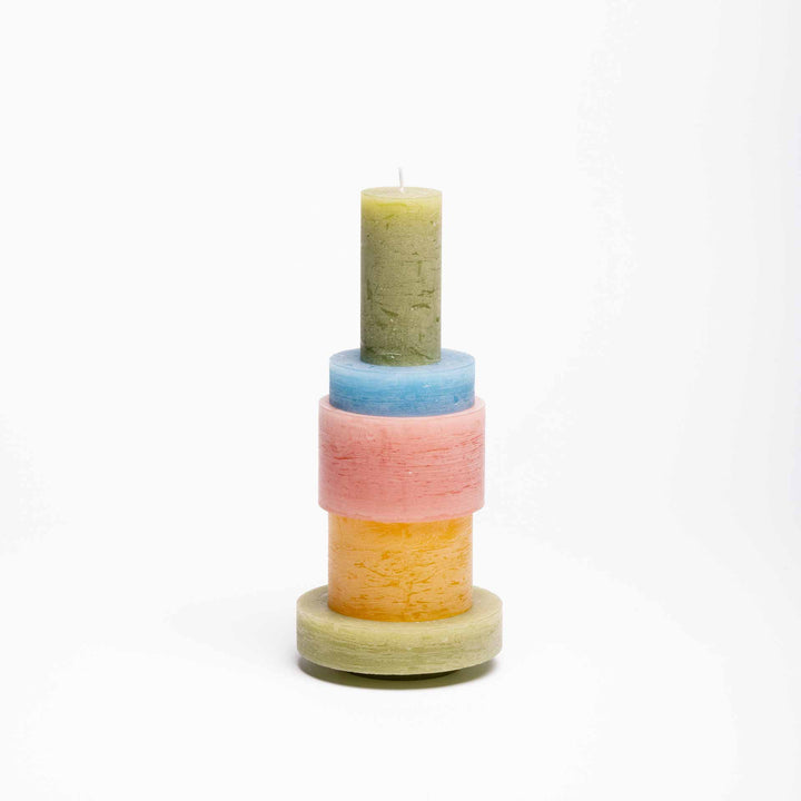 CANDLE STACK 03 - Rosa und GELB