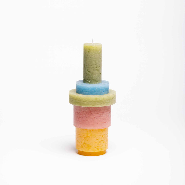 CANDLE STACK 03 - Rosa und GELB