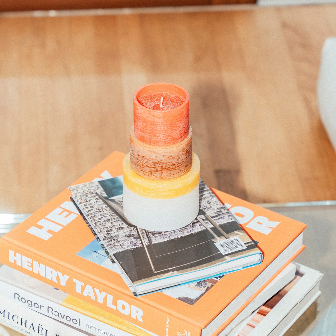 CANDLE STACK 05- GELB