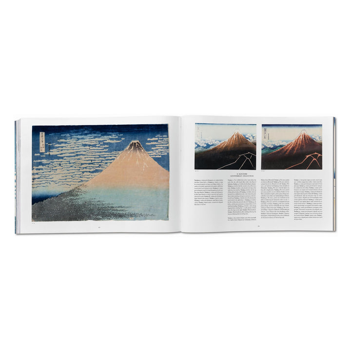 Hokusai. Thirty-six Views of Mount Fuji (Spanish, English, Italian)