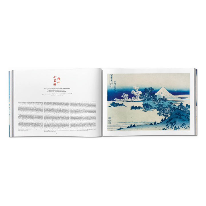Hokusai. Thirty-six Views of Mount Fuji (Spanish, English, Italian)