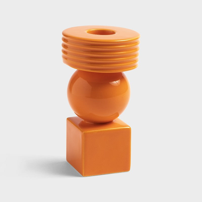 Kerzenhalter-Stapel orange
