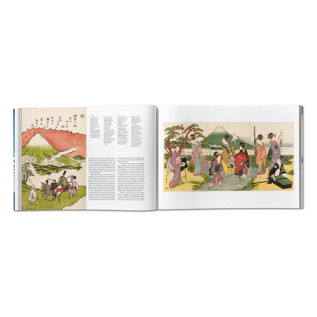 Hokusai. Thirty-six Views of Mount Fuji (Spanish, English, Italian)