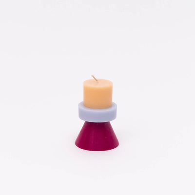 STACK CANDLE MINI - PEACH / LILAC / RUBY